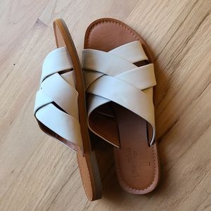 Womens white sandals